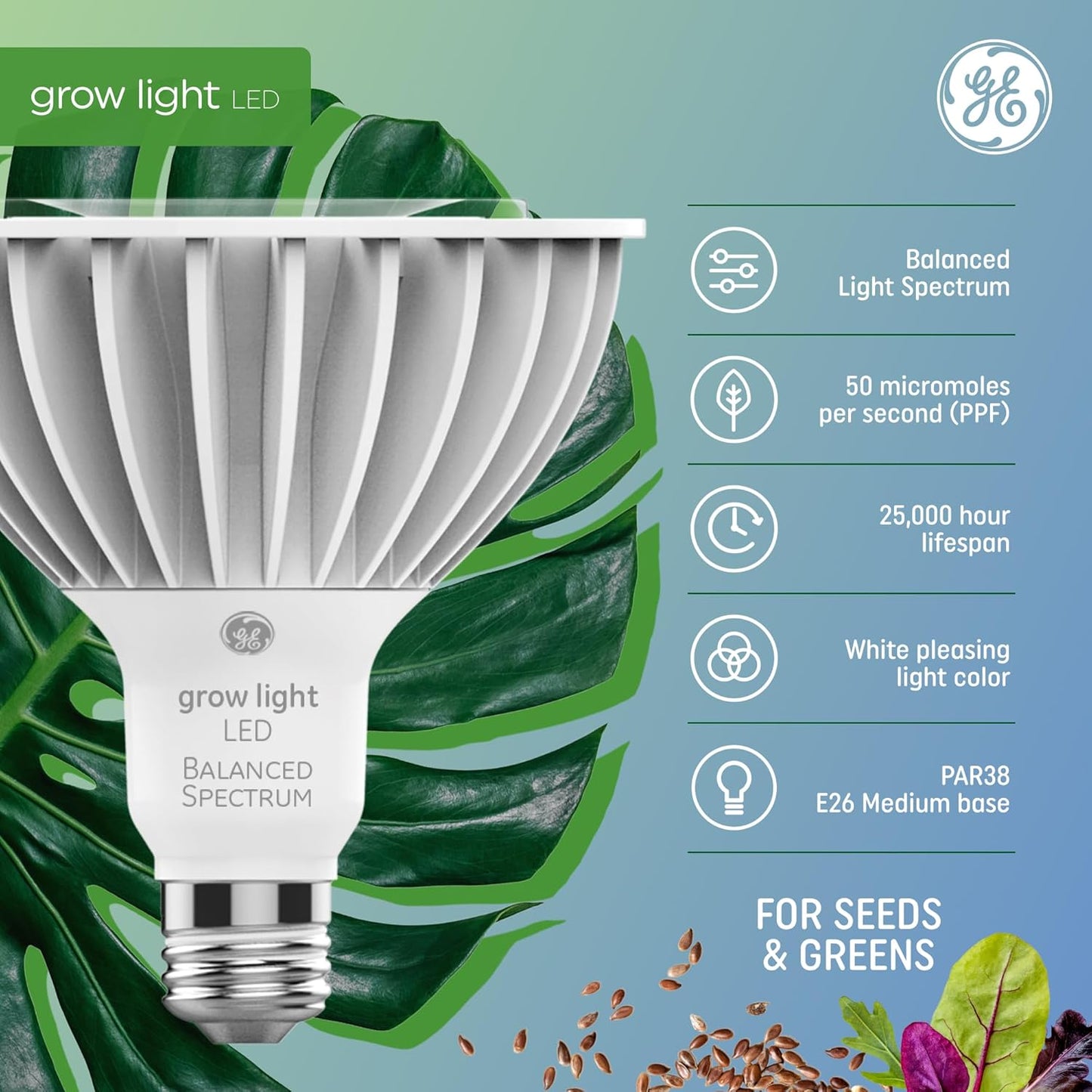 Grow LED Light Bulb for Plants