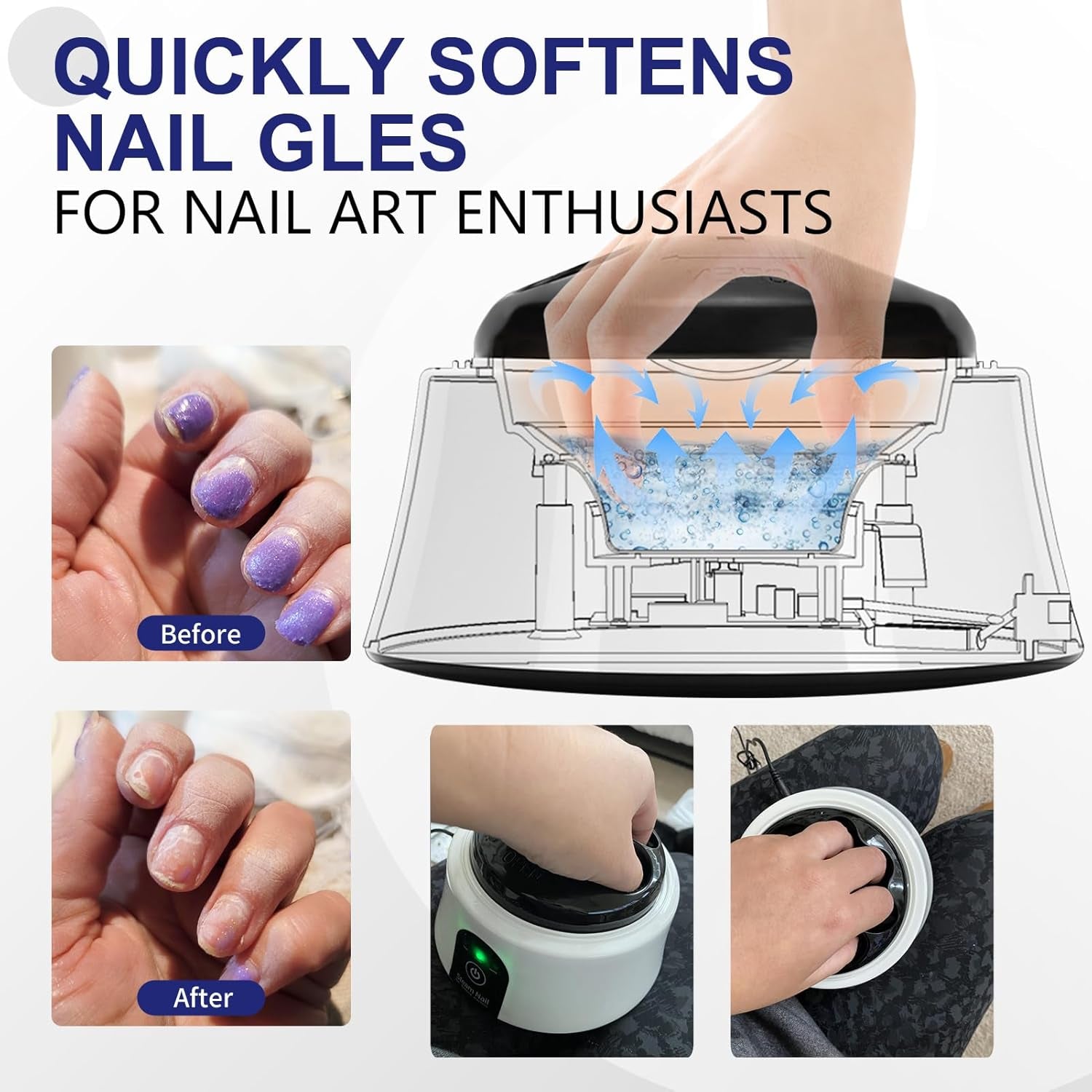 Electric Nail Soaking Bowl