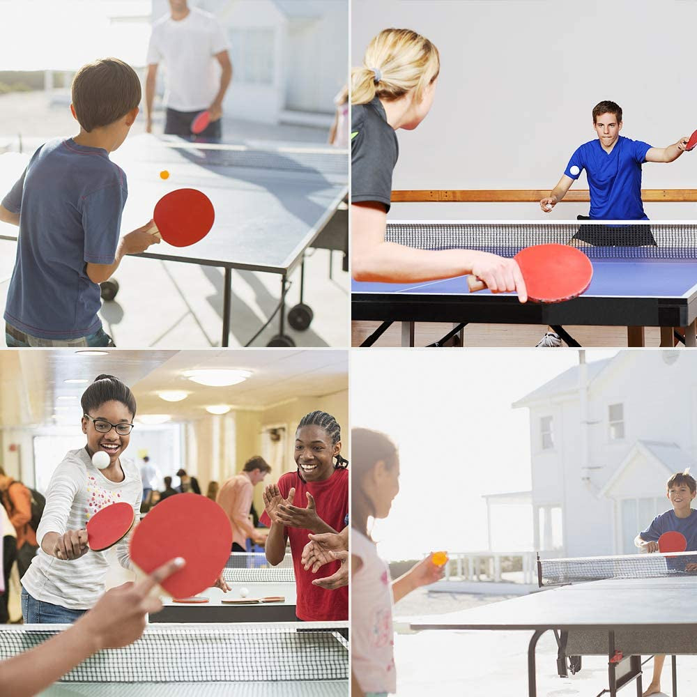 Portable Table Tennis Set with Retractable Net