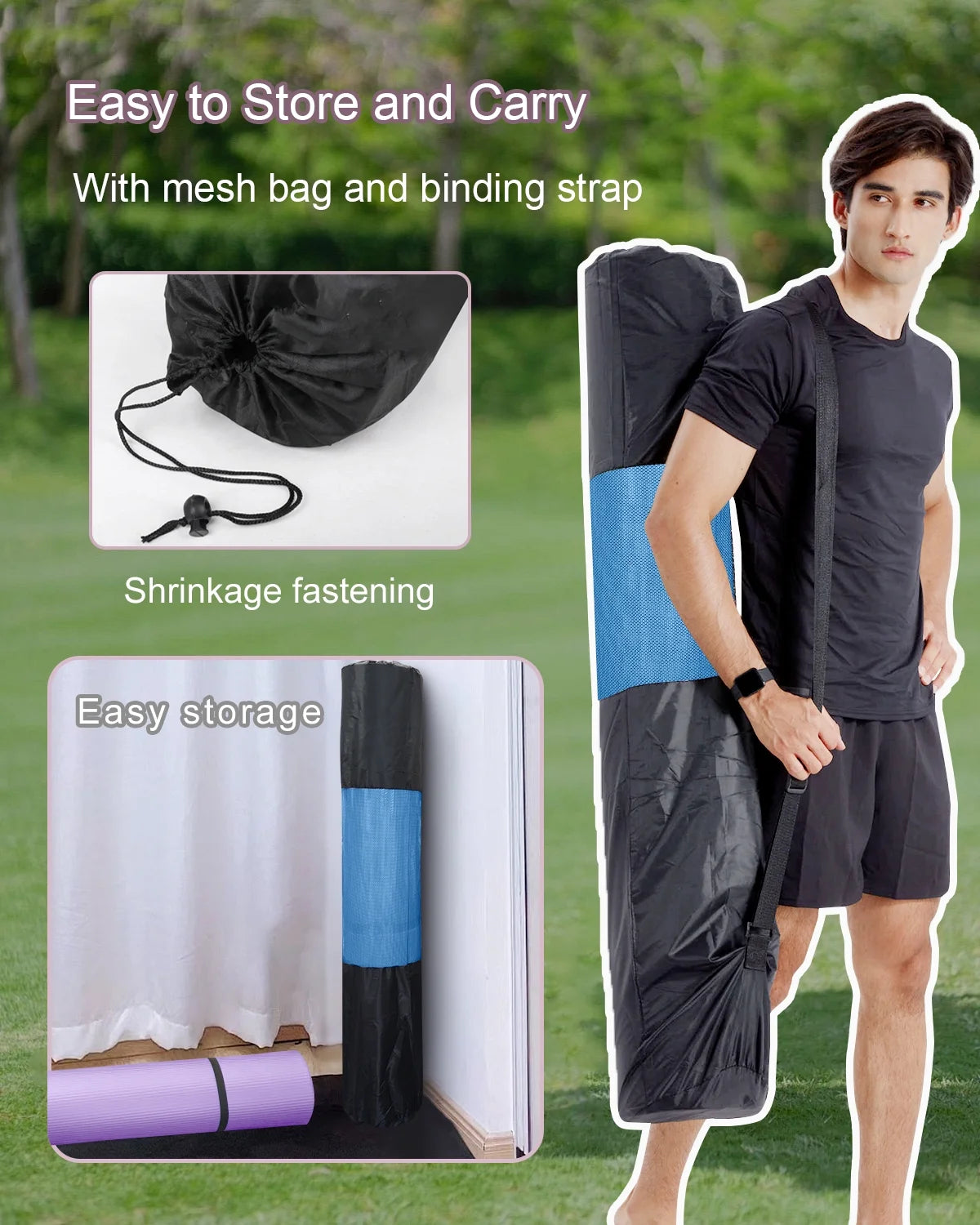 78X51" 10Mm Thick NBR Foam Exercise Mats