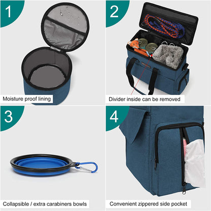 Airline Approved Tote Organizer with Multi-Function Pockets