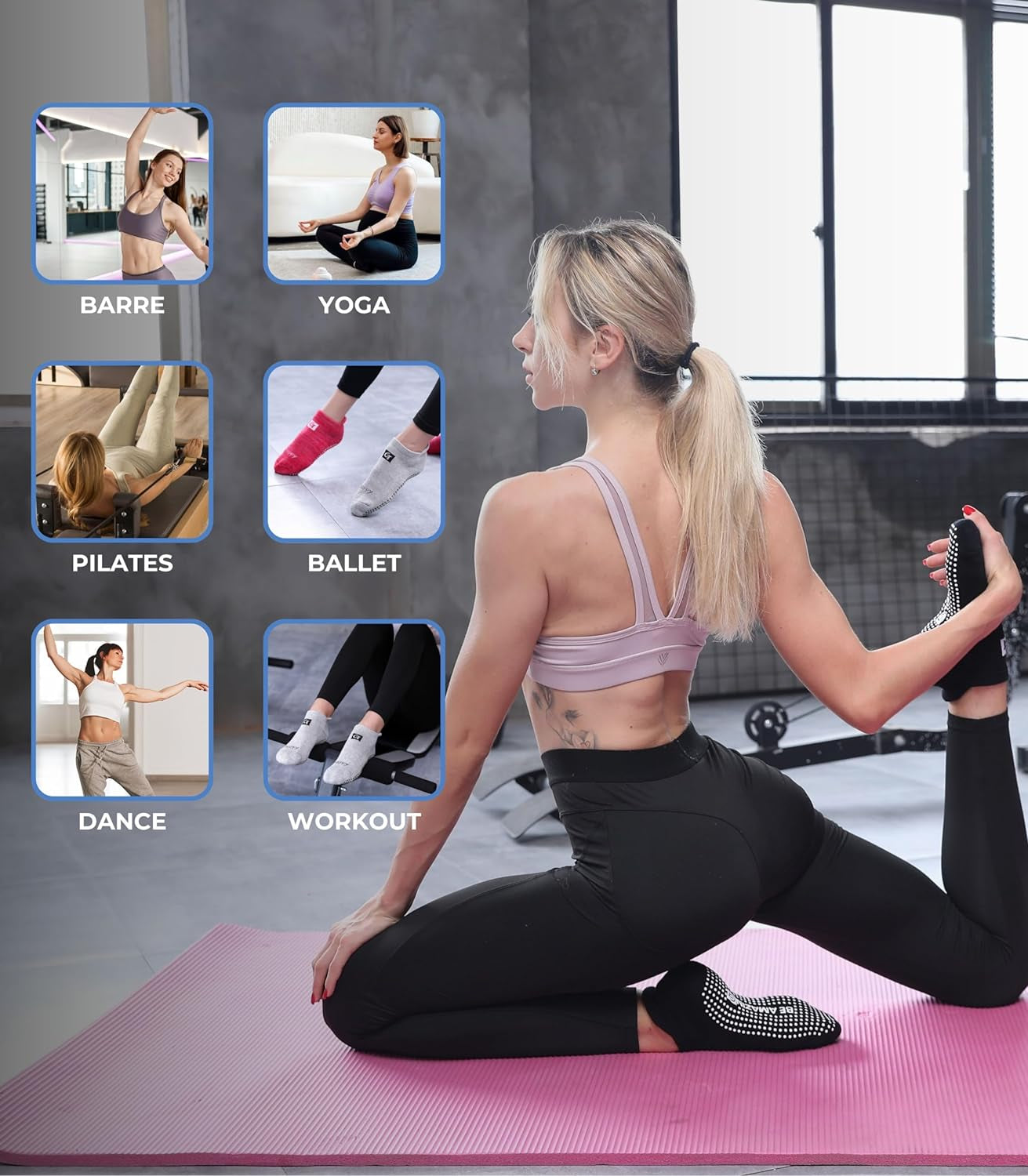 Non-Slip Yoga Sock