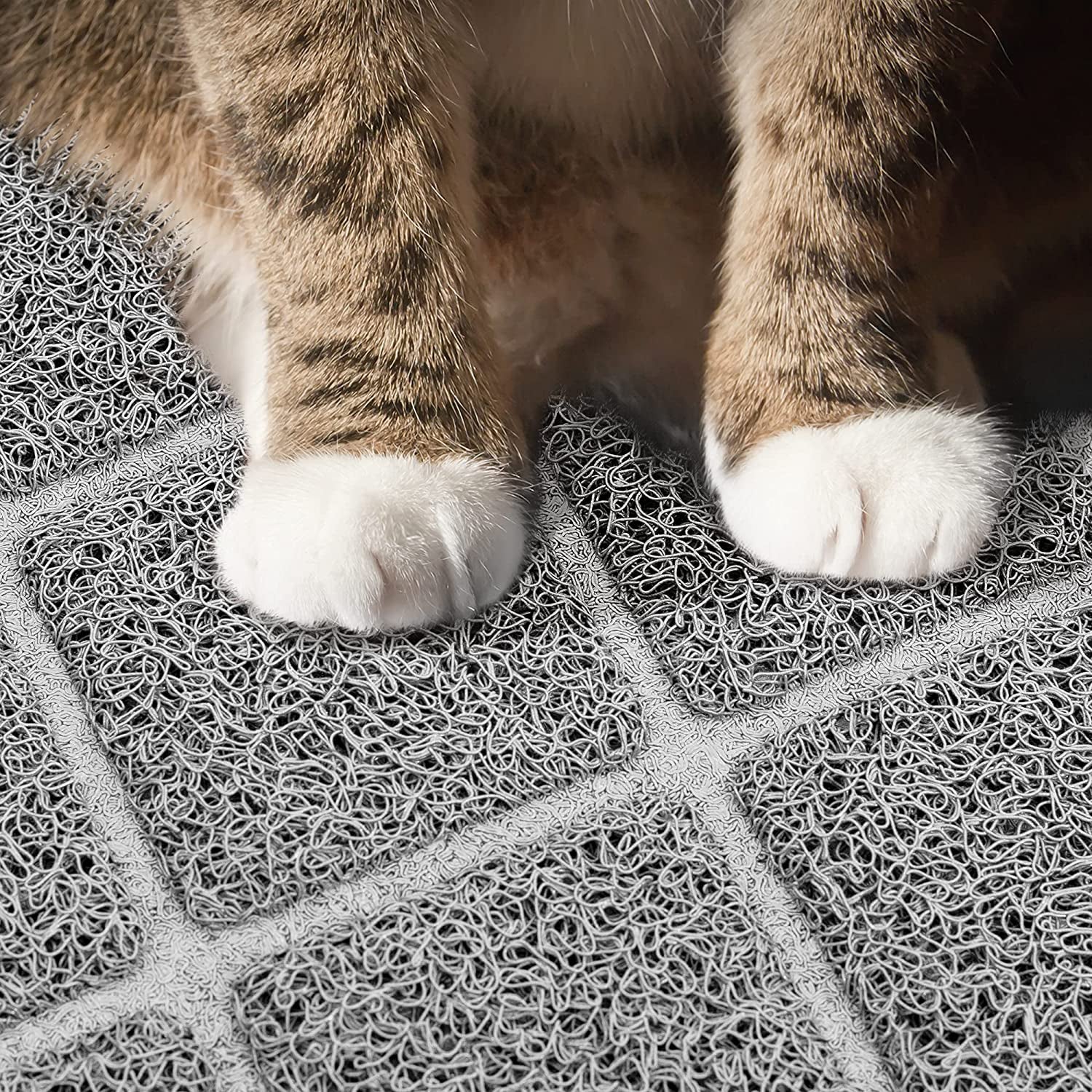 Premium Cat Litter Mat With Non-Slip and Waterproof Backing