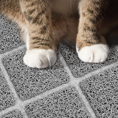 Premium Cat Litter Mat With Non-Slip and Waterproof Backing