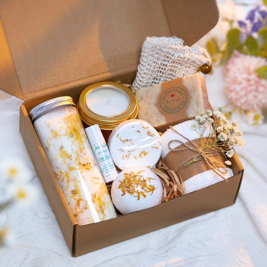 Self Care Package for Women with Citrus and Vanilla