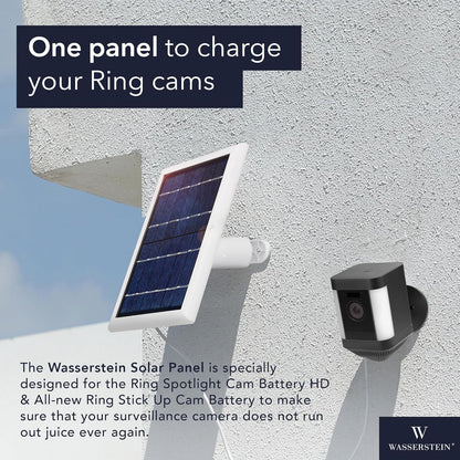 Solar Panel Compatible with Ring Spotlight Cam