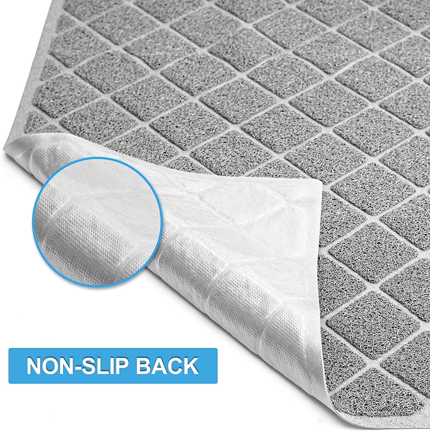 Premium Cat Litter Mat With Non-Slip and Waterproof Backing