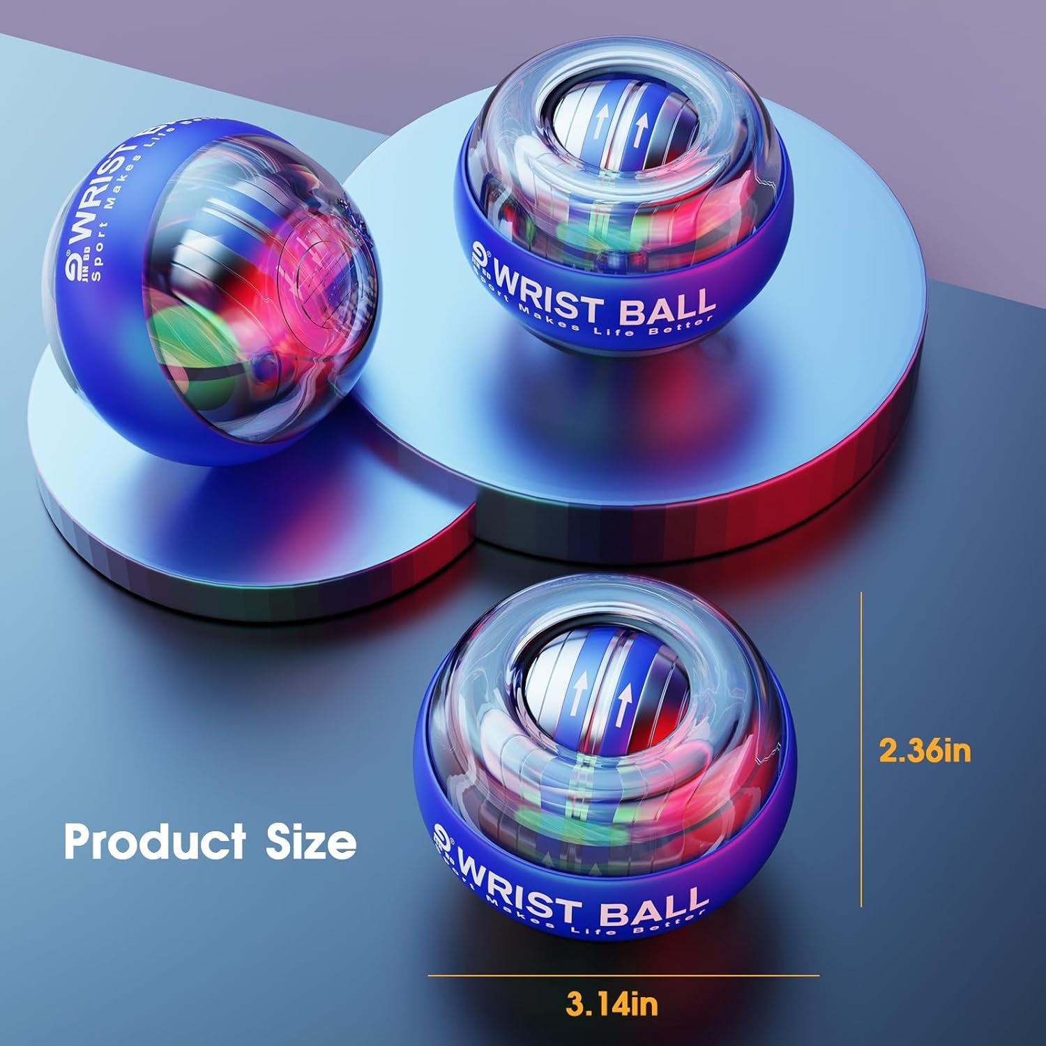 Auto-Start Gyroscopic Forearm Exerciser