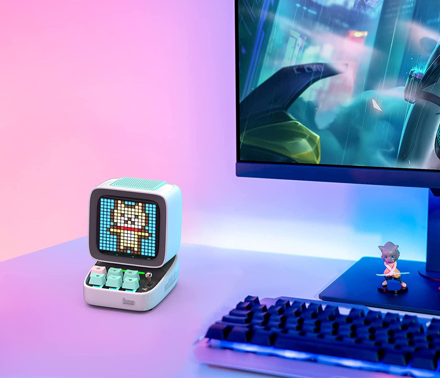 Ditoo Pixel Art Gaming Portable Bluetooth Speaker