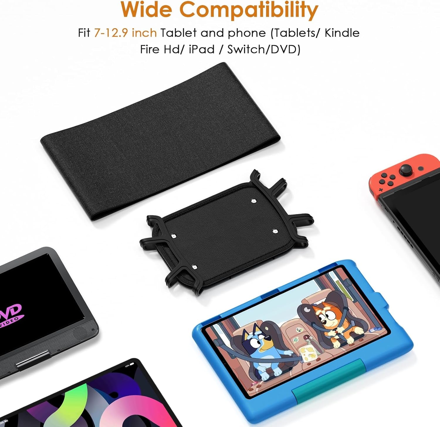 Car Headrest Mount Silicon Holder