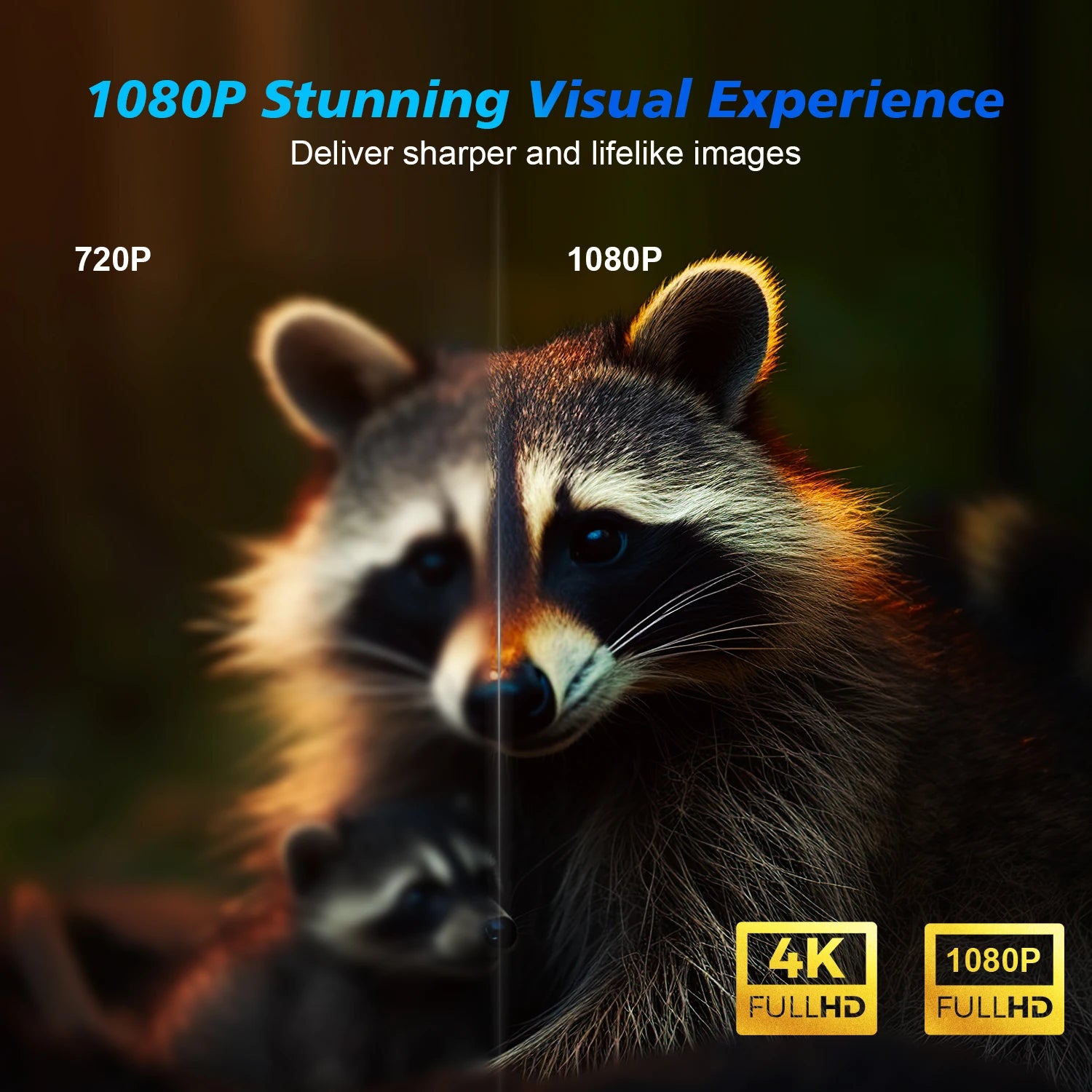 4K Wifi6 Voice Control Auto Focus Projector