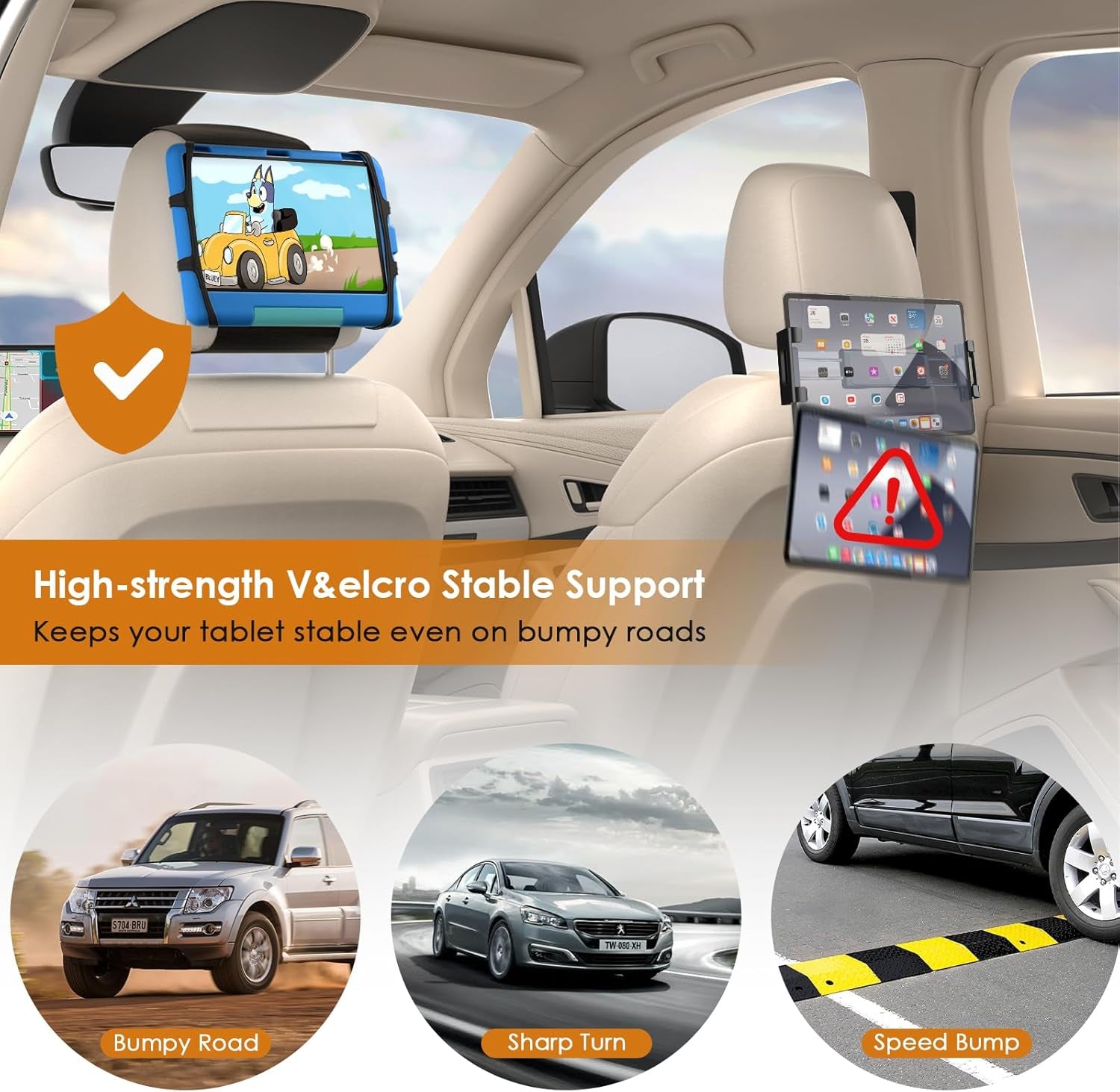 Car Headrest Mount Silicon Holder