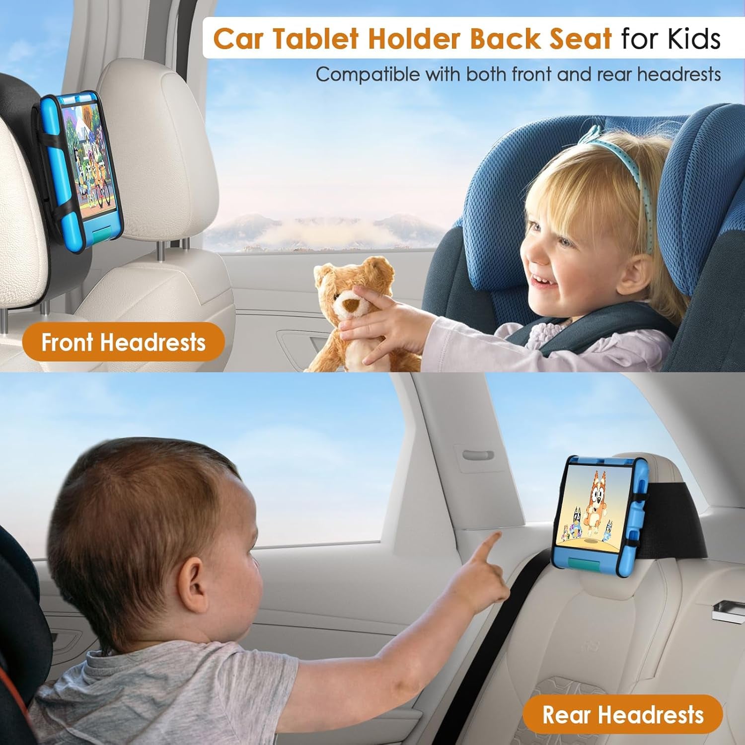 Car Headrest Mount Silicon Holder