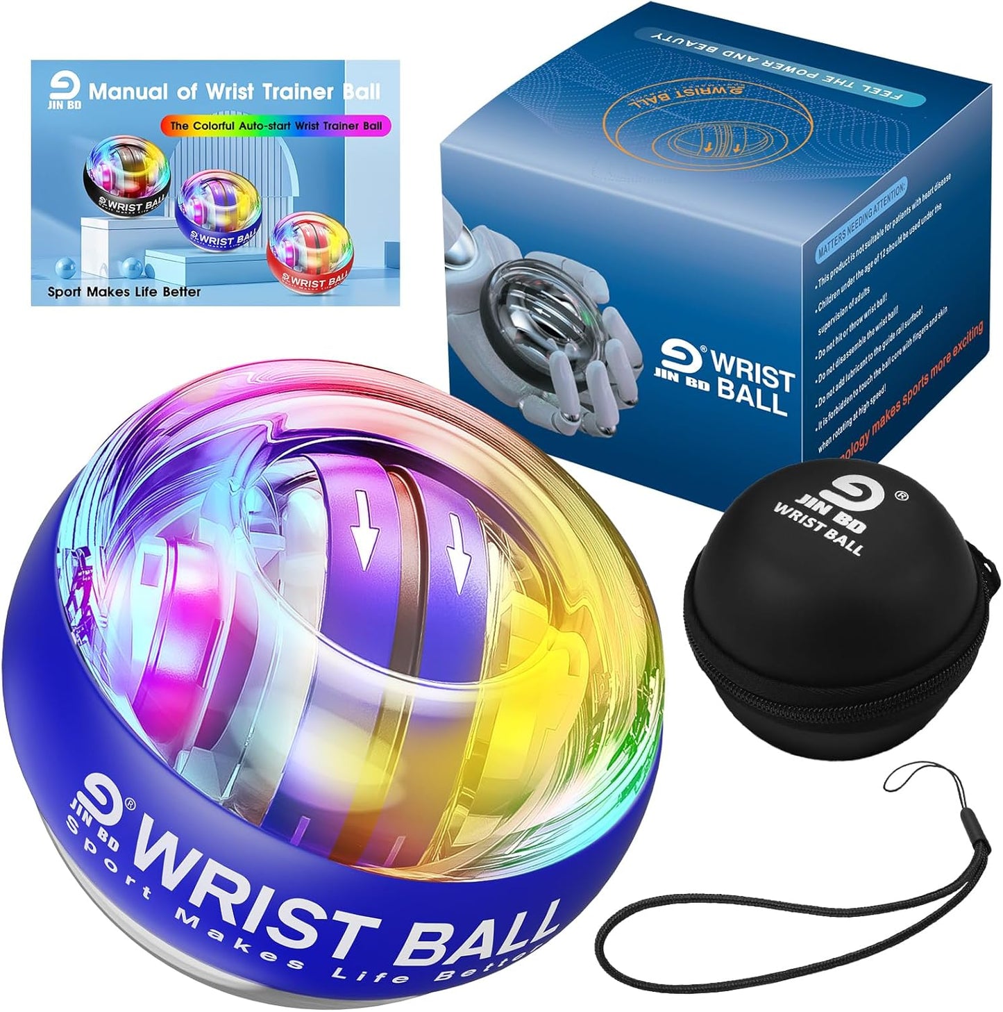 Auto-Start Gyroscopic Forearm Exerciser