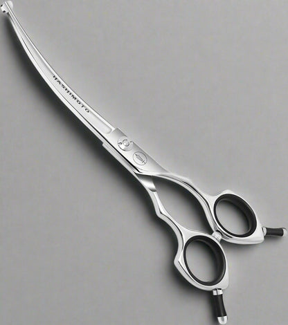 Curved Dog Grooming Scissors with Safety round Tips