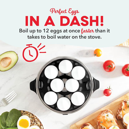 Deluxe Rapid Egg Cooker With Auto Shut off Feature