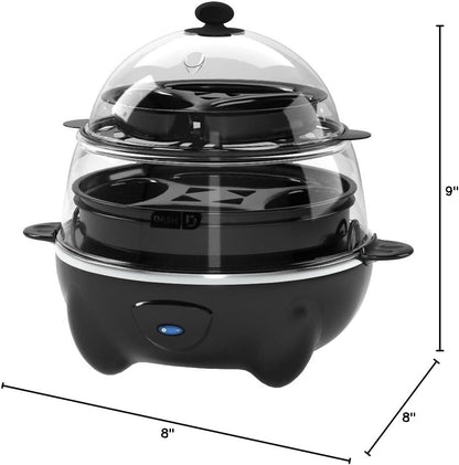 Deluxe Rapid Egg Cooker With Auto Shut off Feature