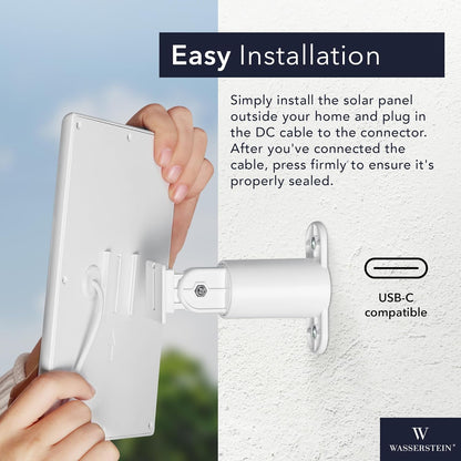 Solar Panel Compatible with Ring Spotlight Cam