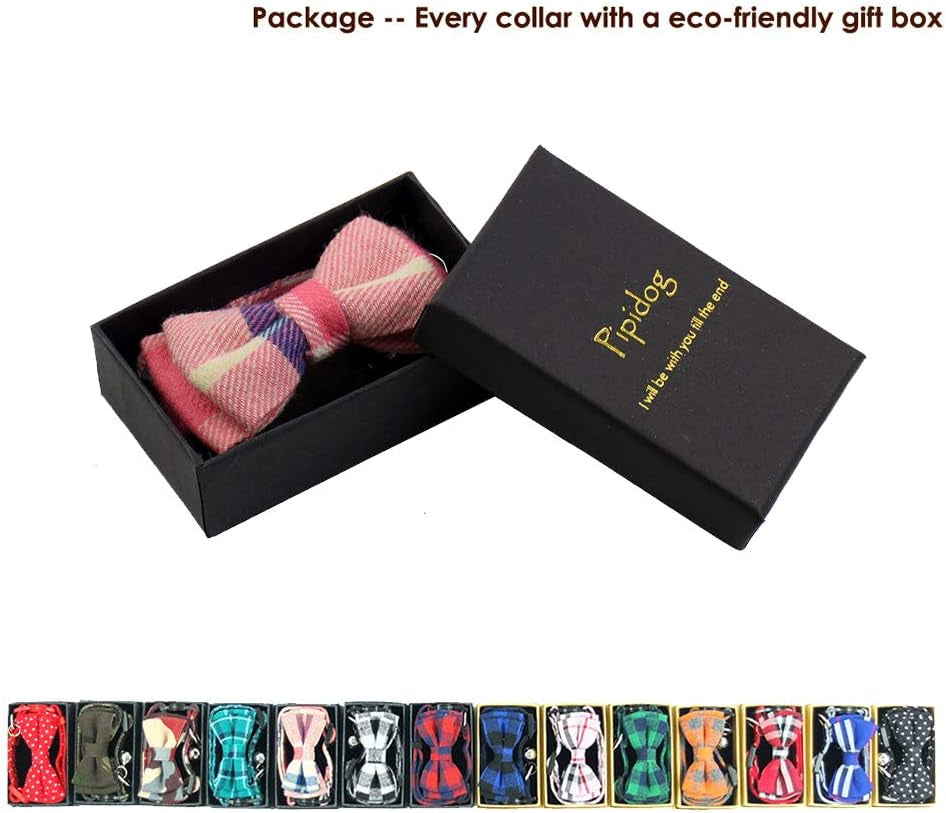 Cat Collar Breakaway with Bell and Bow Tie