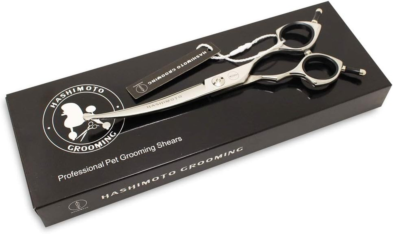Curved Dog Grooming Scissors with Safety round Tips