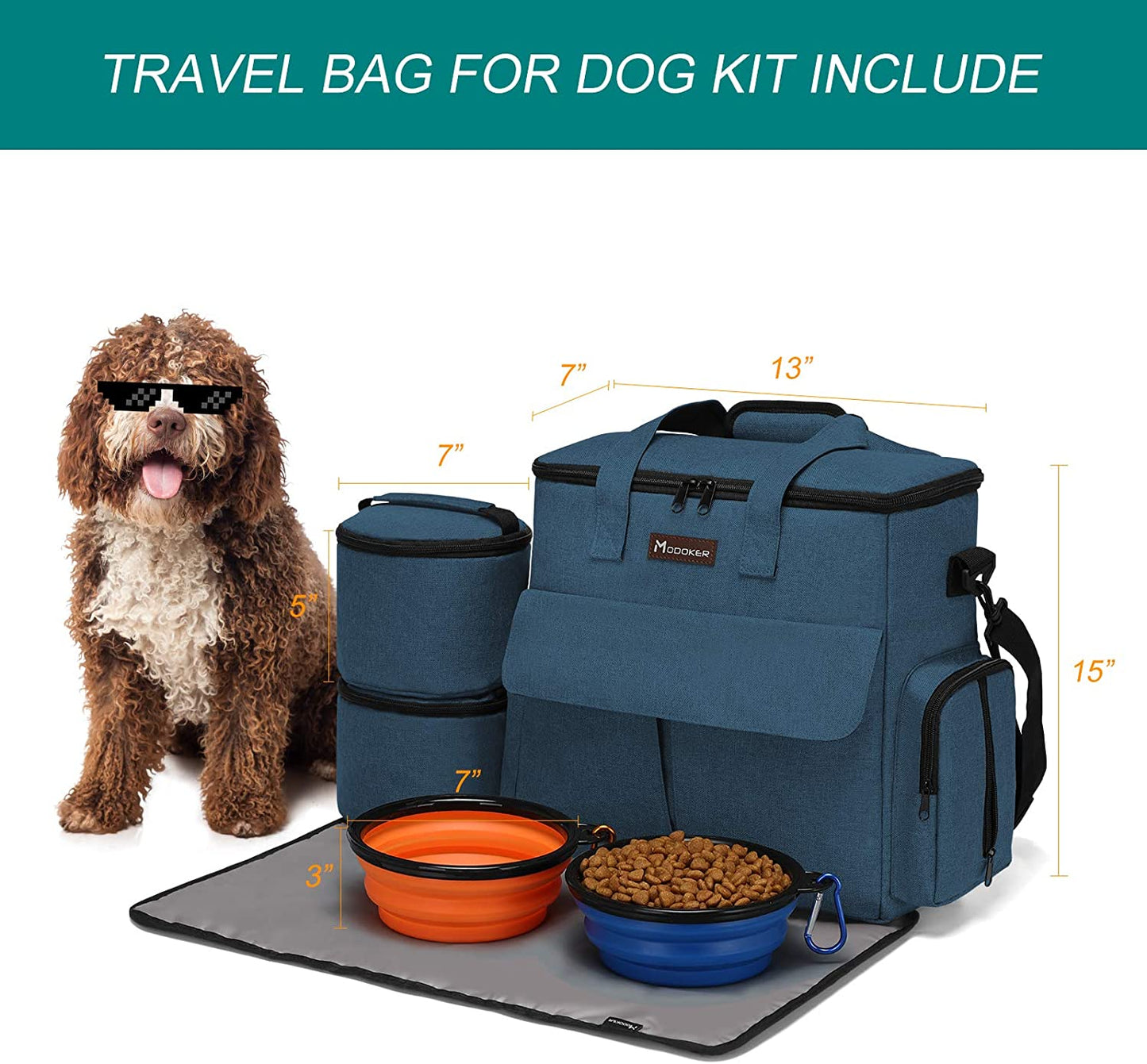 Airline Approved Tote Organizer with Multi-Function Pockets