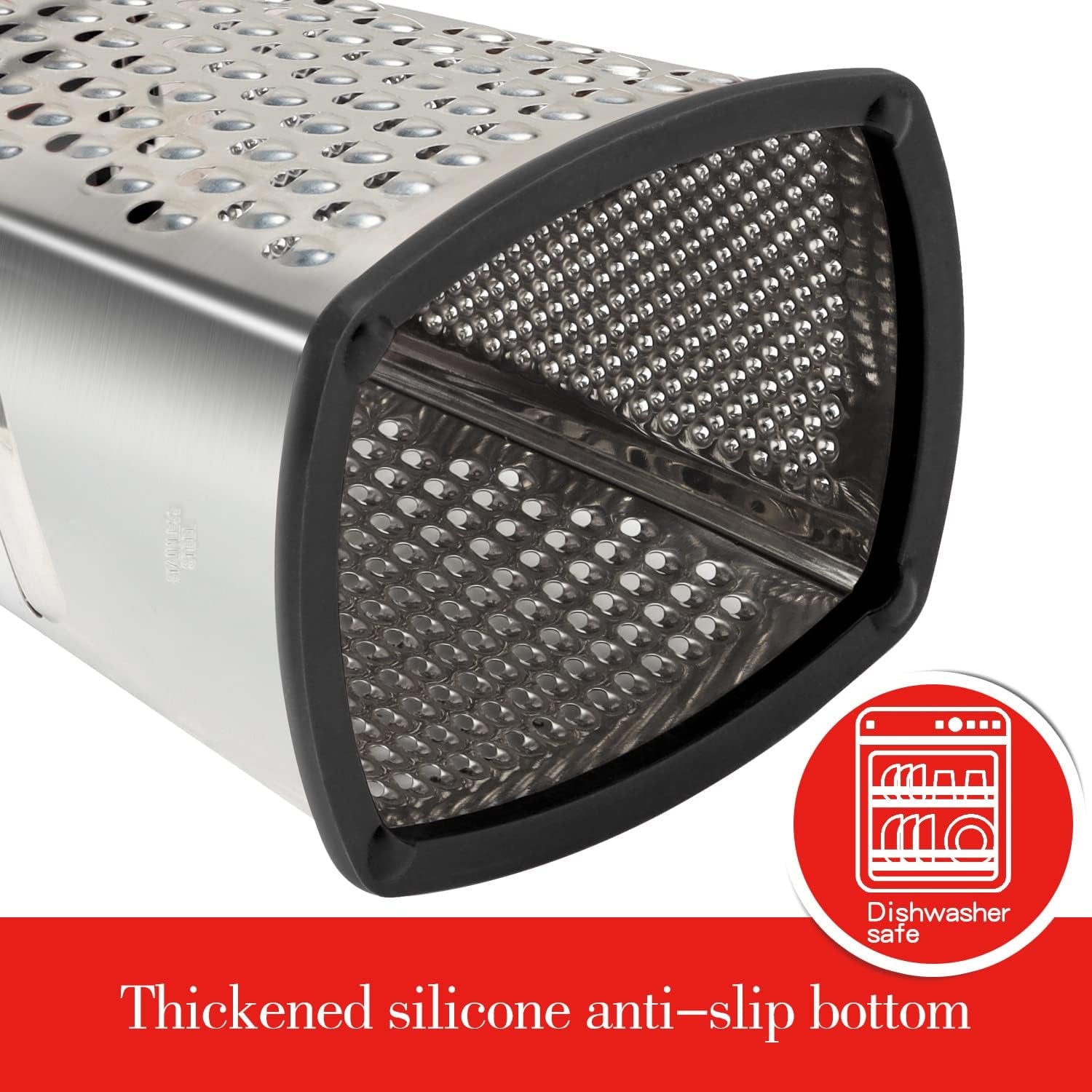 4 Side Kitchen Vegetable Shredder Slicer Zester with Container