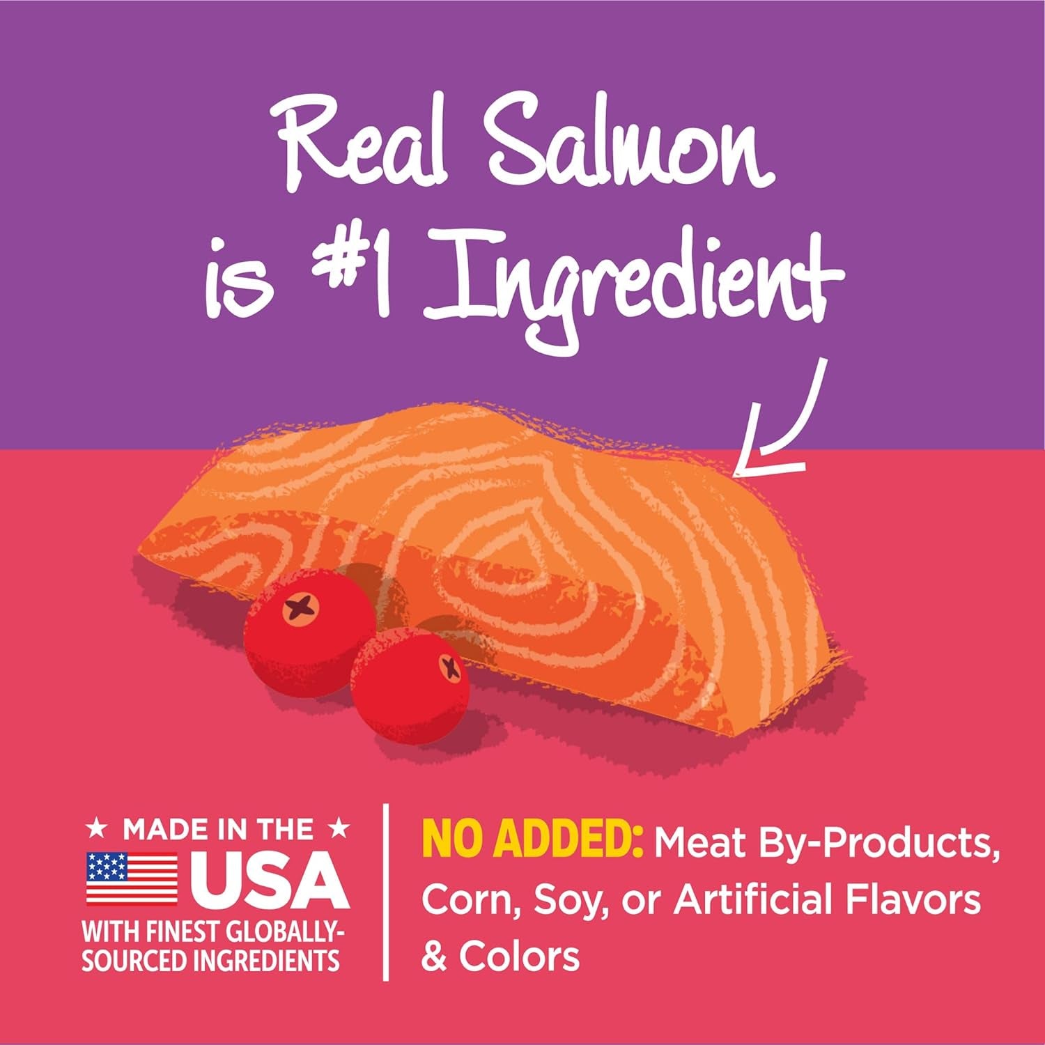 Salmon & Cranberries Recipe Cat Treats